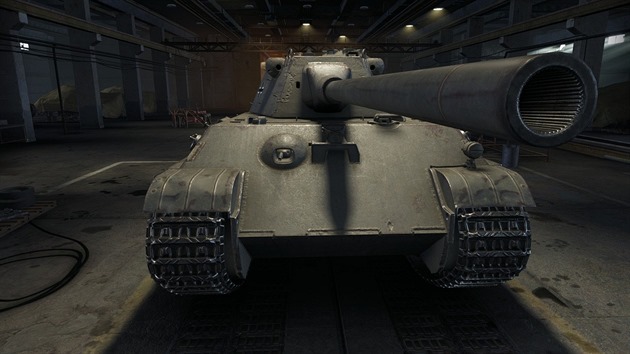 Stedn tank PzKpfw V Panther se po pezbrojen na dlouhou acht-acht mohl stt vkonnm zkladem nmeck Panzerwaffe. Zde na 3D modelu ve he World of Tanks.