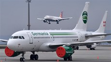 Letecká společnost Germania v insolvenci vlastnila 37 letadel středního doletu. Letecká společnost Germania v insolvenci vlastnila 37 letadel středního doletu.