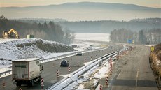 Mezi Borkem a Ševětínem už se nyní jezdí po nové části D3. Mezi Borkem a Ševětínem už se nyní jezdí po nové části D3.