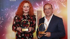 Vyhlášení vítězů soutěže EY Podnikatel roku. Na snímku vpravo nejlepší... Vyhlášení vítězů soutěže EY Podnikatel roku. Na snímku vpravo nejlepší...