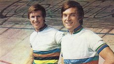 Čtyřikrát mistři světa. Vladimír Vačkář (vlevo) a Miroslav Vymazal vládli... Čtyřikrát mistři světa. Vladimír Vačkář (vlevo) a Miroslav Vymazal vládli...