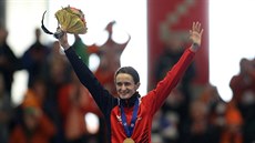 Martina Sáblíková se svtovým zlatem z trati 5000 metr