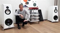 Allen Sides v pražském poslechovém studiu VOIX Allen Sides v pražském poslechovém studiu VOIX