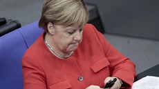 Německá kancléřka Angela Merkelová Německá kancléřka Angela Merkelová