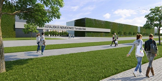 Takto mla vypadat nová krajská nemocnice ve Zlín-Malenovicích.