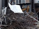 Aktuální stav demolice budovy Transgasu na Vinohradech. Aktuální stav demolice budovy Transgasu na Vinohradech.