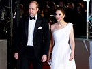 Princ William a vévodkyn Kate na udílení cen BAFTA (Londýn, 10. února 2019)