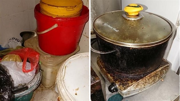 Restaurace Quán Tú Truong v pražské tržnici Sapa. Jeden z několika místních... Restaurace Quán Tú Truong v pražské tržnici Sapa. Jeden z několika místních...