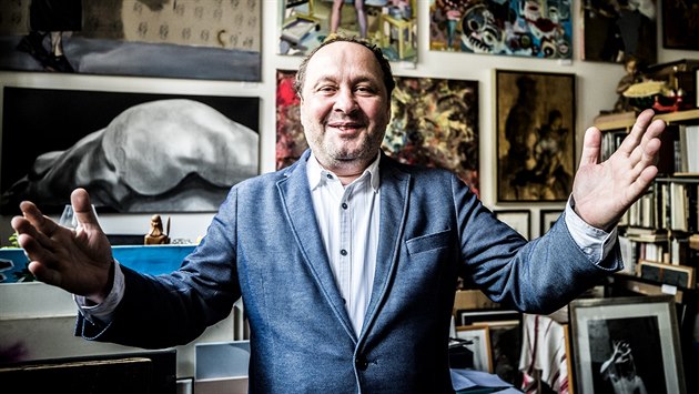 Galerista Jiří Jaskmanický Galerista Jiří Jaskmanický