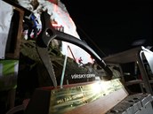 Sobotní mistrovství republiky v lezení na rychlost na ledové stěně ve Víru... Sobotní mistrovství republiky v lezení na rychlost na ledové stěně ve Víru...
