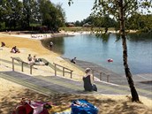 Zatopený důl Kristýna u Hrádku nad Nisou je mezi milovníky koupání velmi... Zatopený důl Kristýna u Hrádku nad Nisou je mezi milovníky koupání velmi...