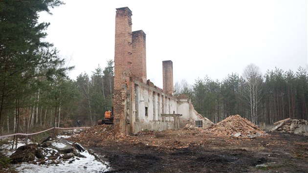 Demolice kotelny v Ralsku