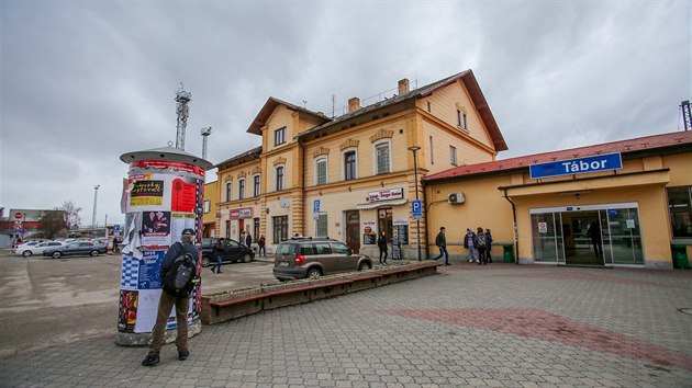 Vlakové nádraží Tábor (únor 2019)