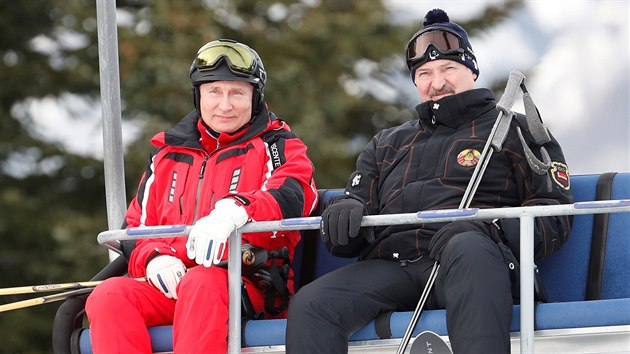 Putin si zalyoval s Bloruskm prezidentem Lukaenkem