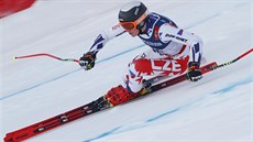 Jan Zabystřan na trati kombinačního sjezdu na mistrovství světa v Aare. Jan Zabystřan na trati kombinačního sjezdu na mistrovství světa v Aare.