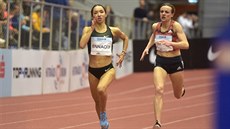 Sofia Ennaouiová z Polska v Ostravě vyhrála běh na 1500 m, vpravo je druhá... Sofia Ennaouiová z Polska v Ostravě vyhrála běh na 1500 m, vpravo je druhá...