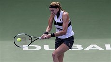 Petra Kvitová ve druhém kole turnaje v Dubaji. Petra Kvitová ve druhém kole turnaje v Dubaji.