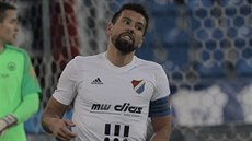 Kapitán ostravského Baníku Milan Baroš lituje zahozené šance v zápase s... Kapitán ostravského Baníku Milan Baroš lituje zahozené šance v zápase s...