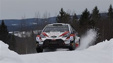 Ott Tänak při Švédské rallye. Ott Tänak při Švédské rallye.