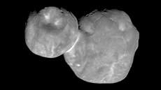 Planetka Ultima Thule na snímku NASA z 1. ledna 2019. Planetka Ultima Thule na snímku NASA z 1. ledna 2019.