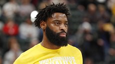 Tyreke Evans z Indiany se rozcviuje.