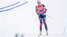 ŠESTÍ. Biatlonistka Eva Puskarčíková přiváží českou smíšenou štafetu v Soldier... ŠESTÍ. Biatlonistka Eva Puskarčíková přiváží českou smíšenou štafetu v Soldier...