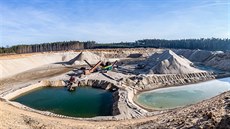 V pískovně Marokánka u Hradce Králové končí těžba (18. 2. 2019). V pískovně Marokánka u Hradce Králové končí těžba (18. 2. 2019).