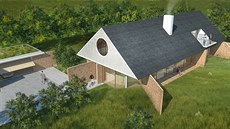Dům pro čtyřčlennou rodinu navrhlo studio ODDO architects. Dům pro čtyřčlennou rodinu navrhlo studio ODDO architects.