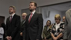 Mezi obžalovanými byl i současný primátor Frýdku-Místku Michal Pobucký (na... Mezi obžalovanými byl i současný primátor Frýdku-Místku Michal Pobucký (na...
