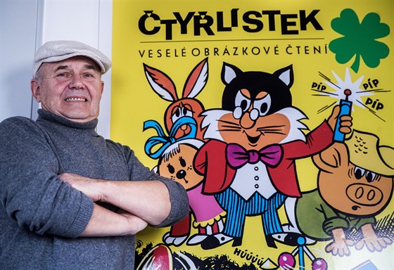 Autor tylístku, výtvarník Jaroslav Nmeek. 