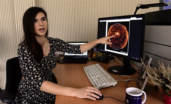eská astrofyzika Lenka Zychová (na snímku z 20. února 2019) je odbornicí na...