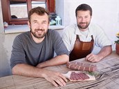 Vlastimil Chovaneček mladší (vlevo) a jeho bratr Tomáš.