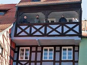 V Chebu se mimořádně otevřela pro veřejnost část chebského Špalíčku, průvodcem... V Chebu se mimořádně otevřela pro veřejnost část chebského Špalíčku, průvodcem...