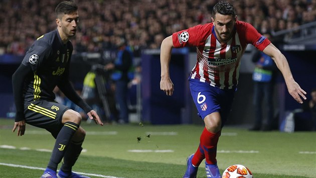 Koke z Atltica Madrid unik s mem Rodrigu Bentantcurovi z Juventusu.