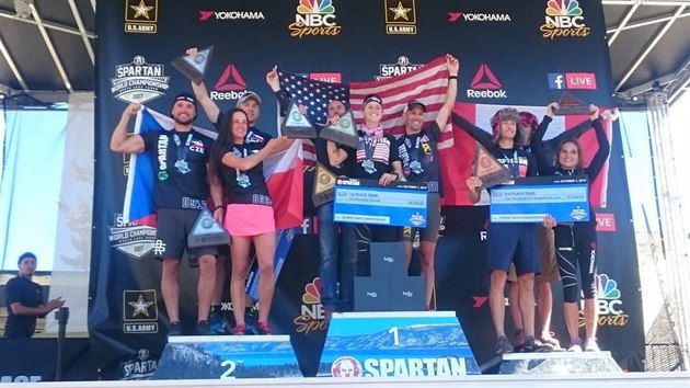 spn esk tm na Mistrovstv svta v souti Spartan race v Lake Tahoe 2017