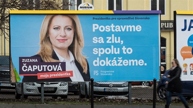 Pedvolebn kampa kandidtky na slovenskou prezidentku Zuzany aputov (4. nora 2019)