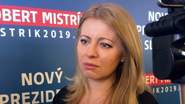 Favoritka nadchzejcch prezidentskch voleb na Slovensku Zuzana aputov (26. nora 2019)