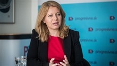 Favoritka nadcházejících prezidentských voleb na Slovensku Zuzana Čaputová (28.... Favoritka nadcházejících prezidentských voleb na Slovensku Zuzana Čaputová (28....