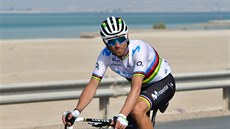 Alejandro Valverde na závodě UAE Tour. Alejandro Valverde na závodě UAE Tour.