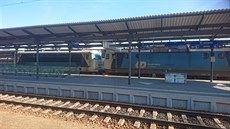 V Českých Budějovicích se srazily dvě posunované lokomotivy. Při mimořádné... V Českých Budějovicích se srazily dvě posunované lokomotivy. Při mimořádné...