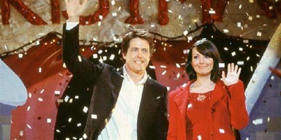 Hugh Grant a Martine McCutcheonová ve filmu Láska nebeská (2003)