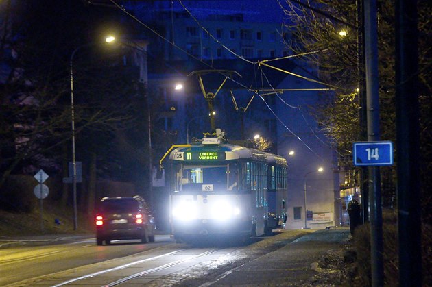 Tramvaj mezi Libercem a Jabloncem nad Nisou