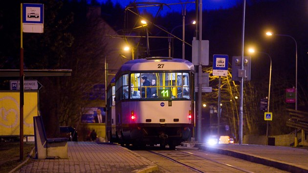 Tramvaj mezi Libercem a Jabloncem nad Nisou