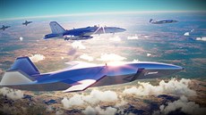 Super Hornet s drony Airpower Teaming System Super Hornet s drony Airpower Teaming System