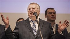 Ruský politik a nacionalista Vladimír Žirinovskij Ruský politik a nacionalista Vladimír Žirinovskij