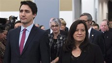 Kanadský premiér Justin Trudeau a tehdejší ministryně spravedlnosti Jody... Kanadský premiér Justin Trudeau a tehdejší ministryně spravedlnosti Jody...