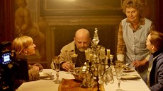 Na milotickém zámku se natáčí scény filmu Poslední aristokratka. Na snímku... Na milotickém zámku se natáčí scény filmu Poslední aristokratka. Na snímku...