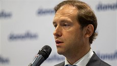 Ministr průmyslu a obchodu Ruské federace Denis Manturov hovoří v Prostějově... Ministr průmyslu a obchodu Ruské federace Denis Manturov hovoří v Prostějově...