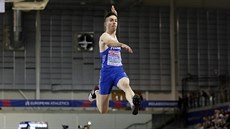 Miltiádis Tentóglu v dálkařském sektoru na halovém mistrovství Evropy v Glasgow. Miltiádis Tentóglu v dálkařském sektoru na halovém mistrovství Evropy v Glasgow.