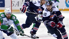 Momentka z utkání Ufa - Magnitogorsk. Momentka z utkání Ufa - Magnitogorsk.